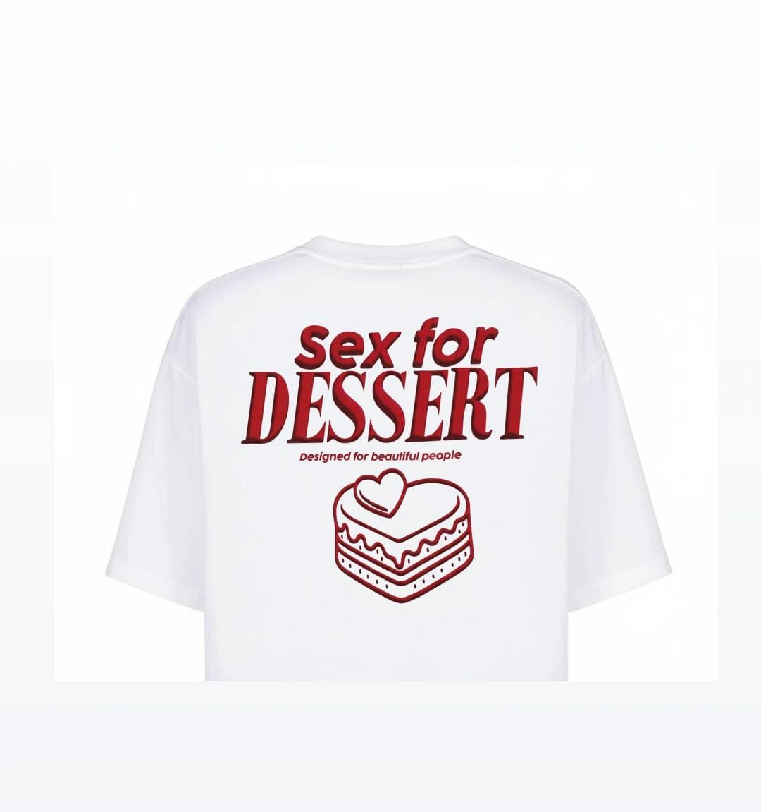 T-Shirt Love Crop dessert