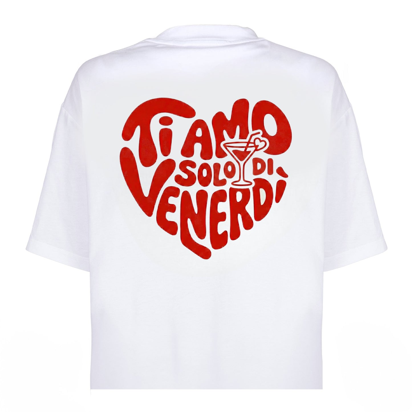 T-Shirt Regular Ti Amo solo di Venerdì Love