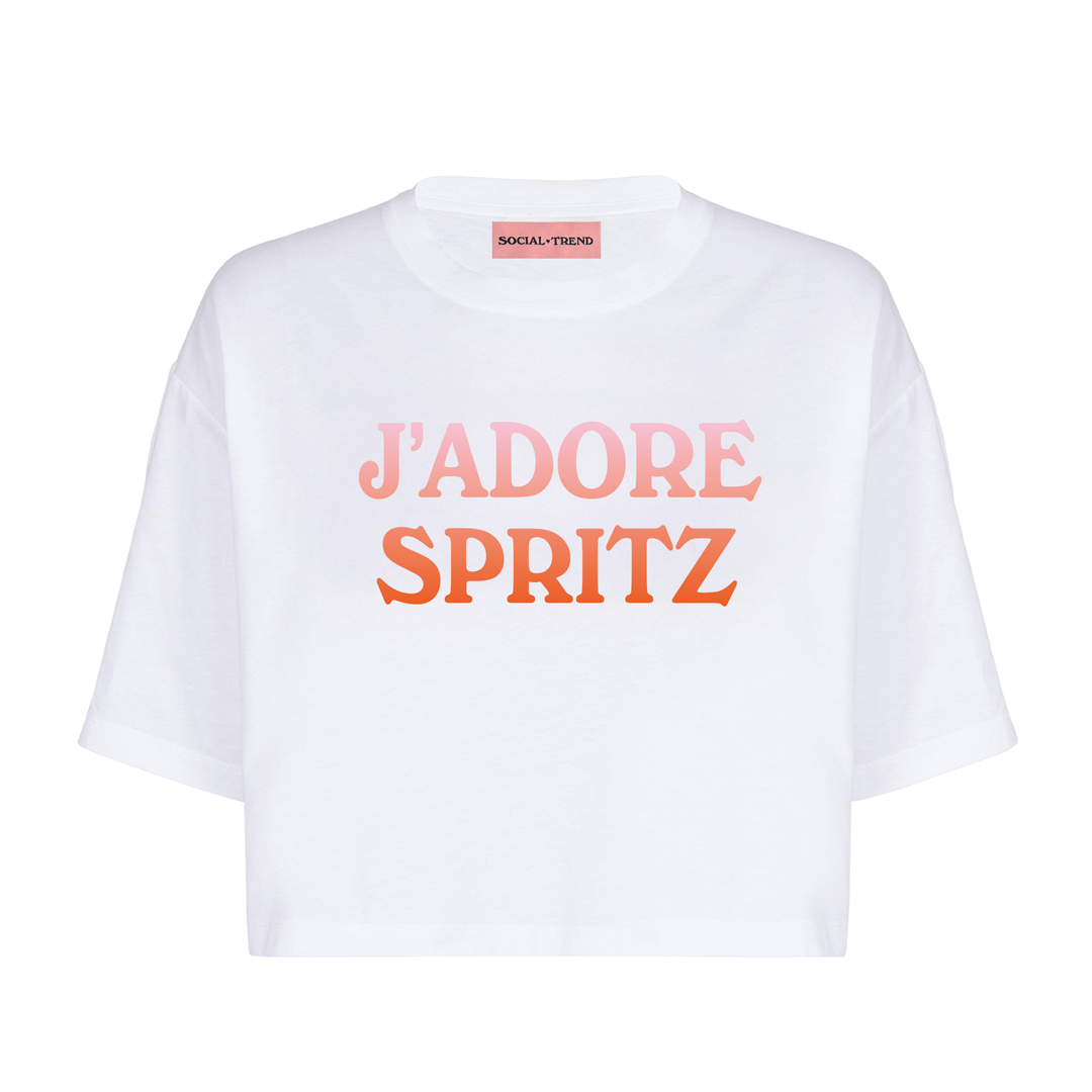 T-Shirt crop J'ADORE SPRITZ