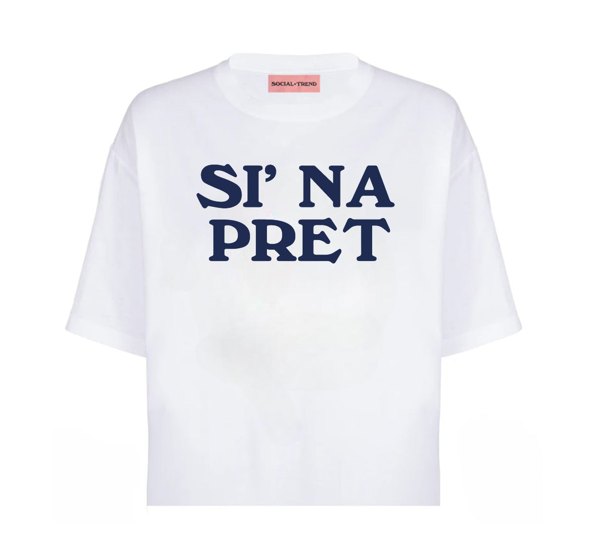 T-Shirt Regular SI NA PRET Bianca