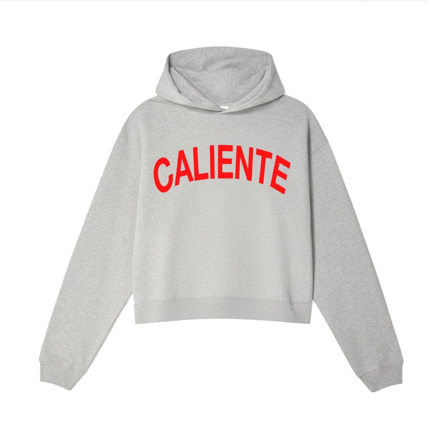 Felpa nera con cappuccio CALIENTE