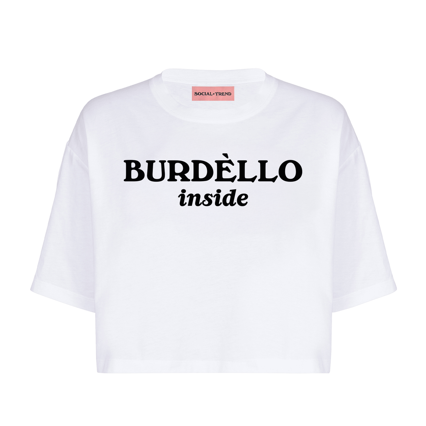 T-Shirt crop BURDELLO inside