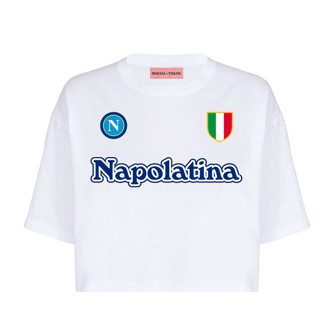T-Shirt CROP NAPOLATINA SCUDETTO 10