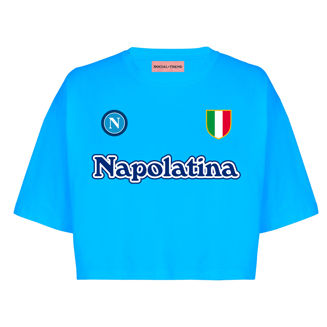 T-Shirt CROP NAPOLATINA SCUDETTO 10