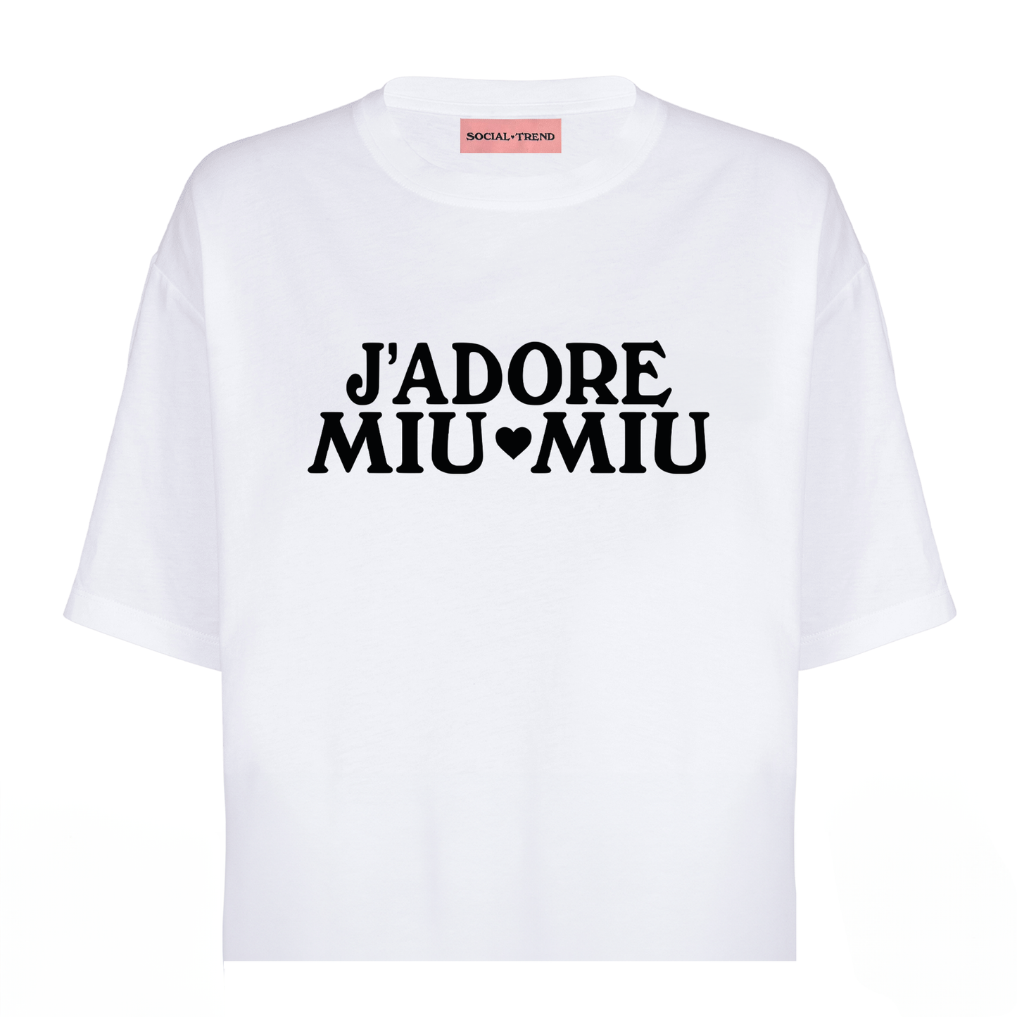 T-Shirt Regular J'Ador Miu Miu Bianca