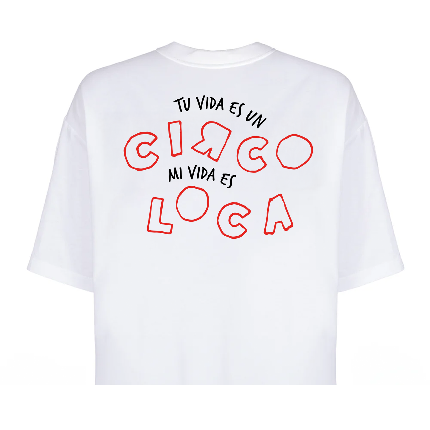 T-Shirt Crop CIRCOLOCA Bianca
