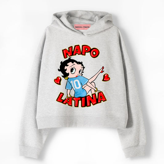 Felpa Napolatina Betty con cappuccio