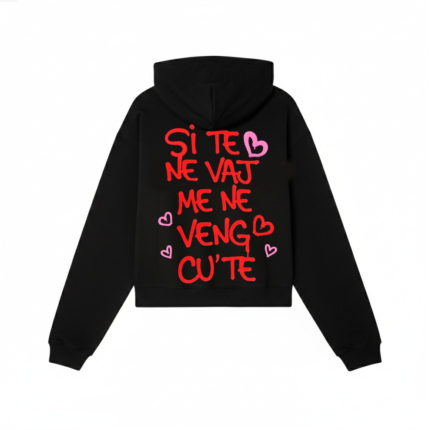 Felpa Love  Nera / Grigia