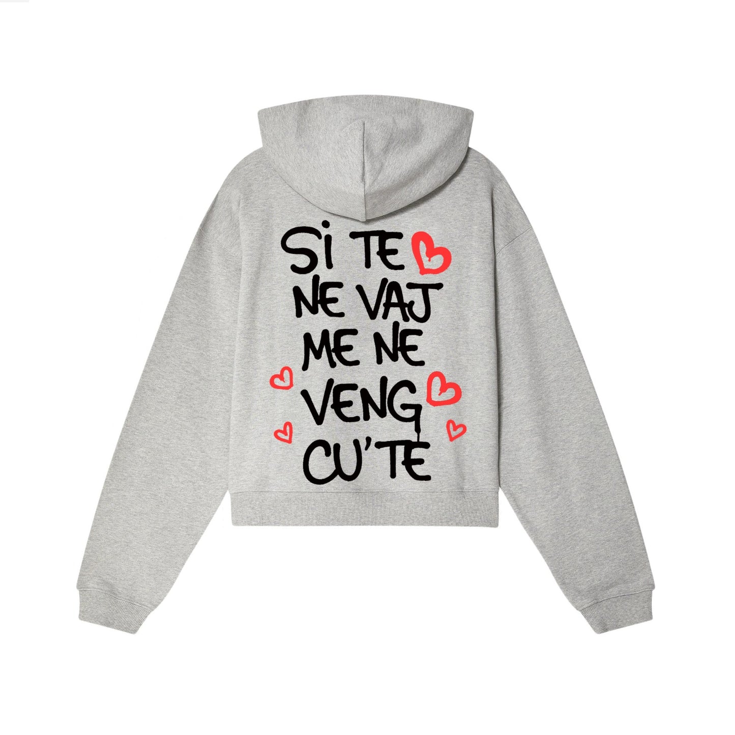 Felpa Love  Nera / Grigia