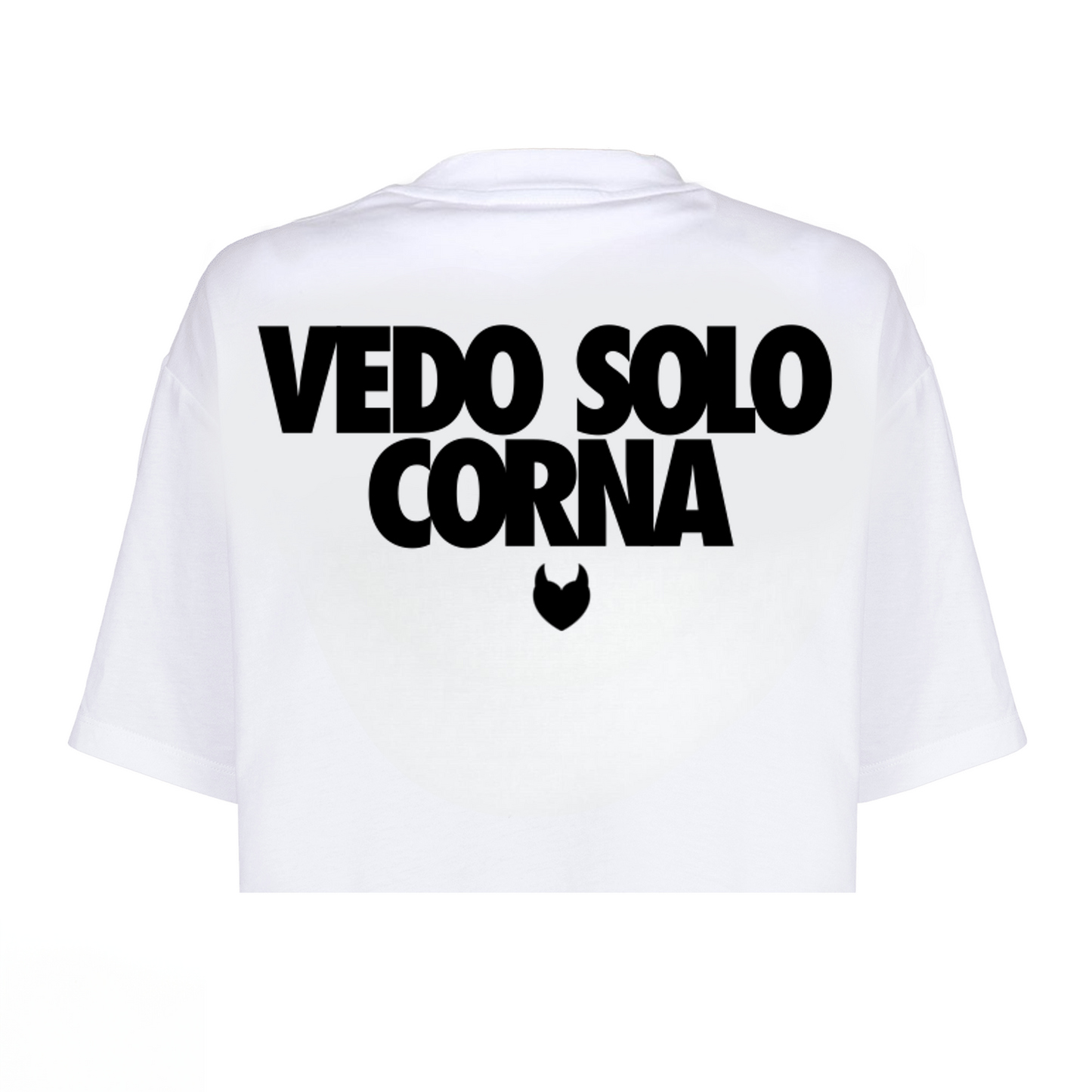 T-Shirt  Crop VEDO SOLO CORNA