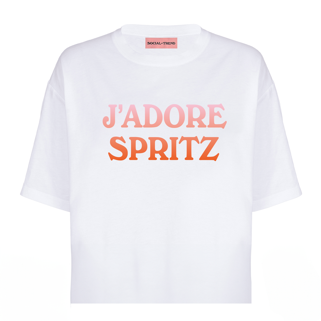T-Shirt J'ADORE SPRITZ Bianca
