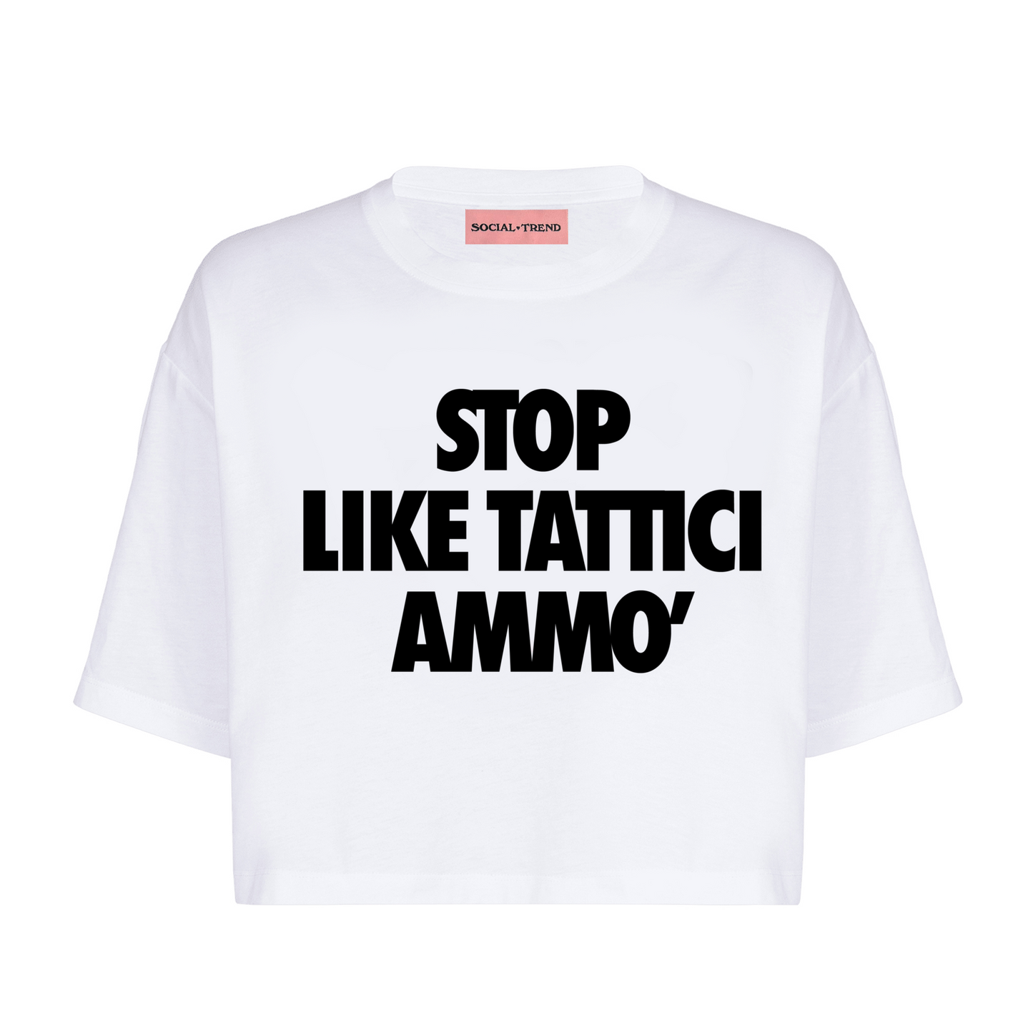 T-Shirt CROP STOP LIKE TATTICI AMMO