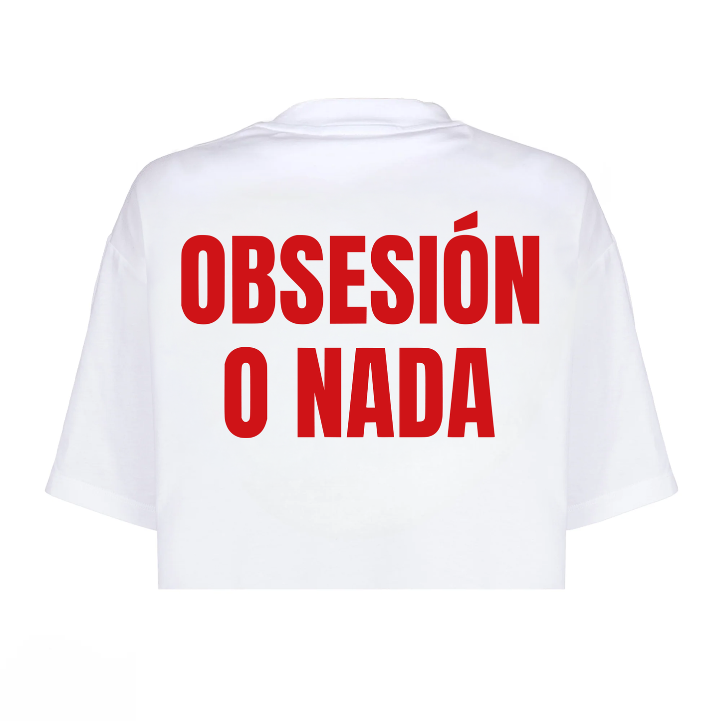 T-Shirt crop OBSESION O NADA