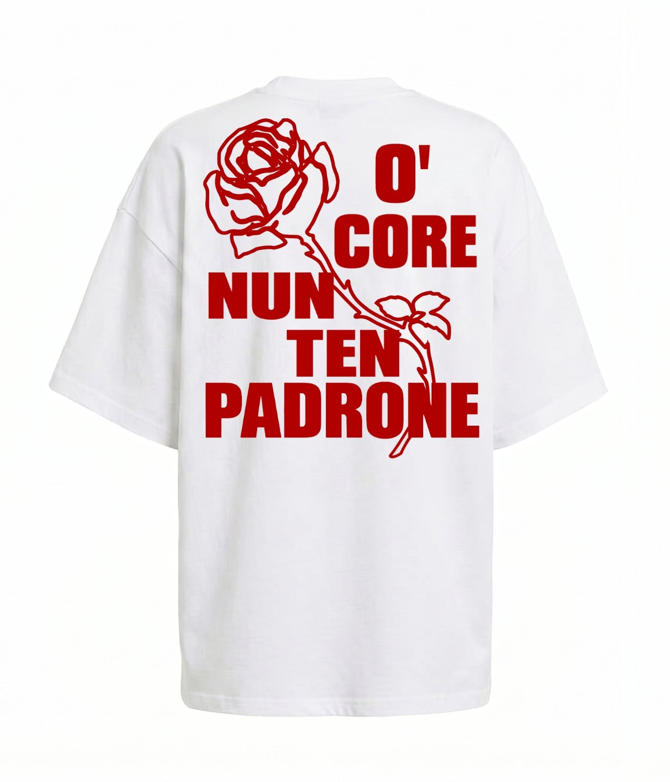 T-Shirt O'Core Nun ten Padrone (Version rose)