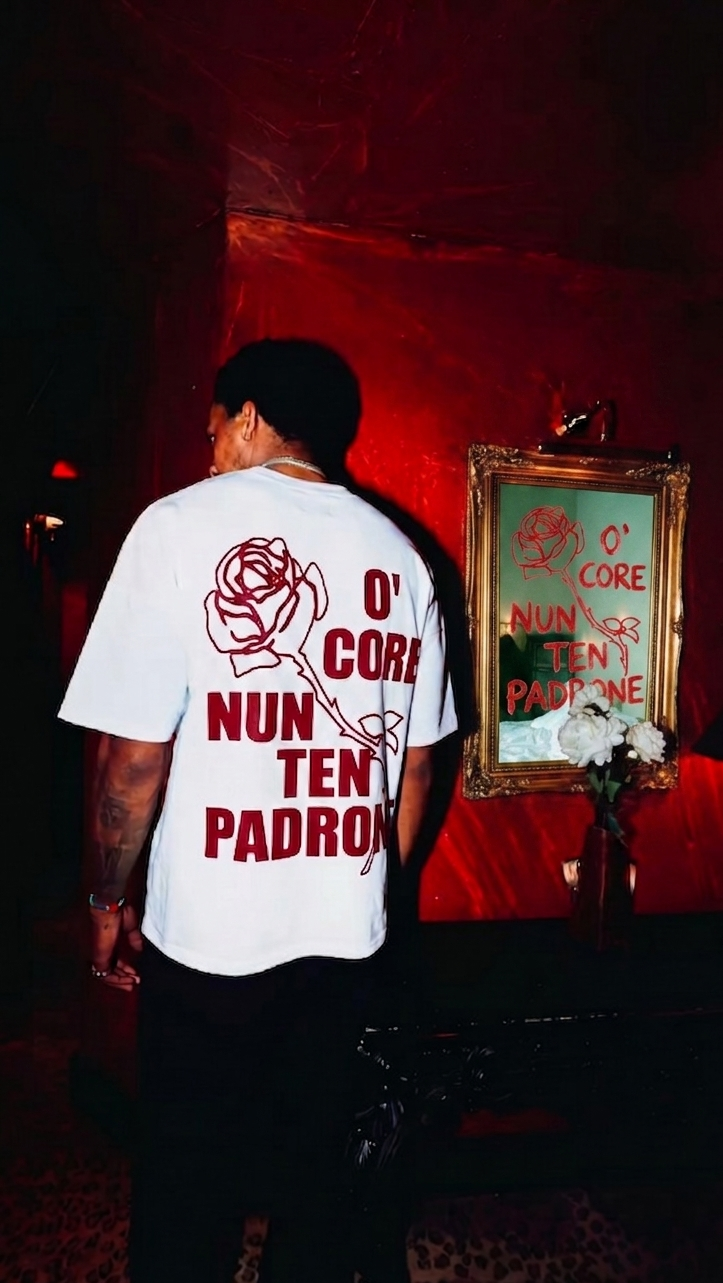 T-Shirt O'Core Nun ten Padrone (Version rose)