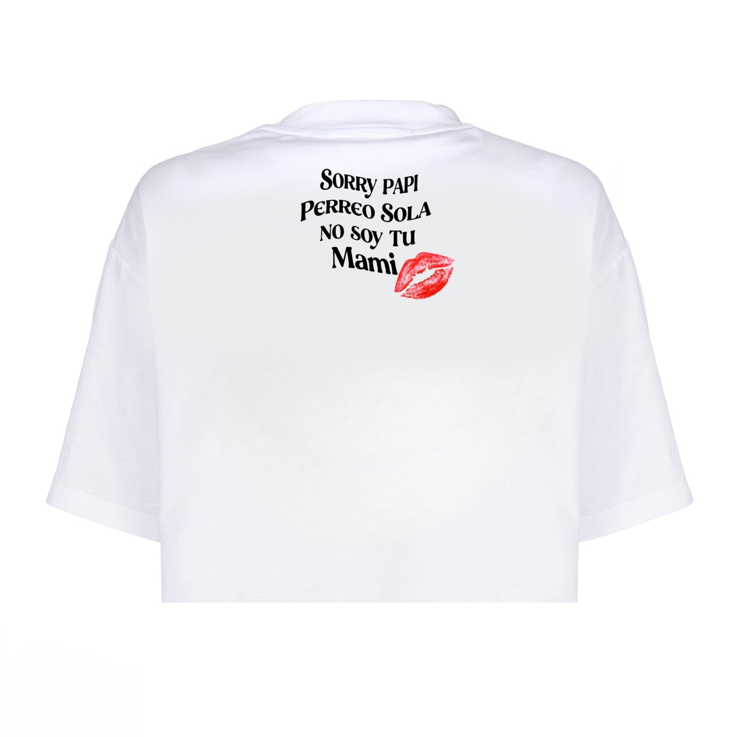 T-Shirt bianca No Soy tu mami
