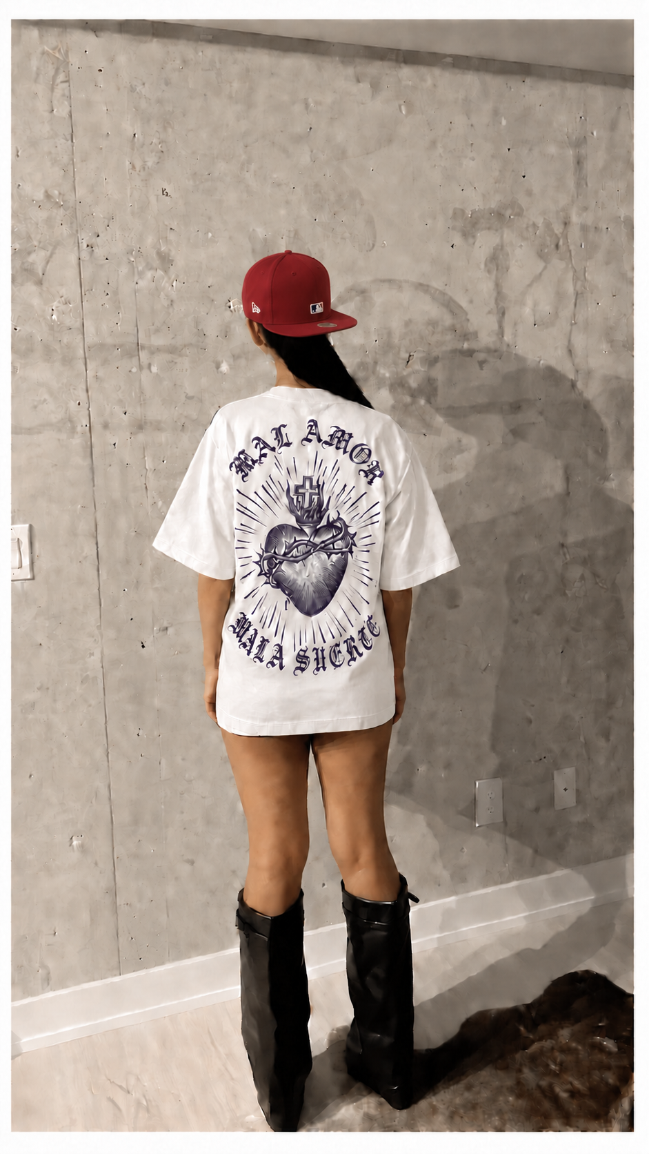 T-Shirt Mal Amor Mala Suerte Heart