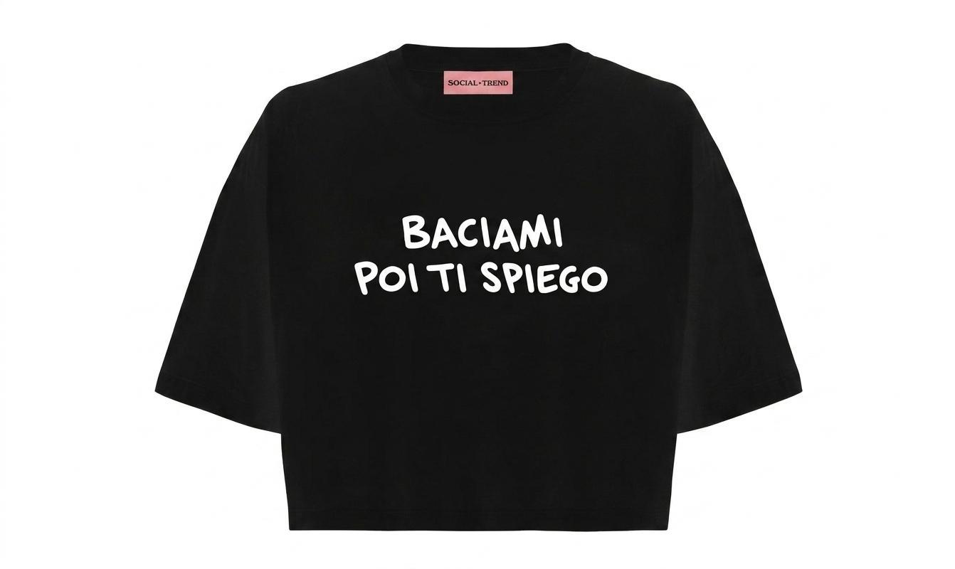 T-Shirt CROP PERSONALIZZATA