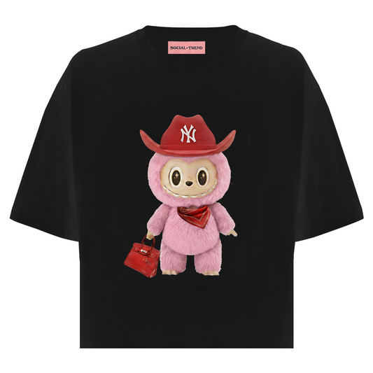 T-Shirt  Nera  LABUB* COWBOY