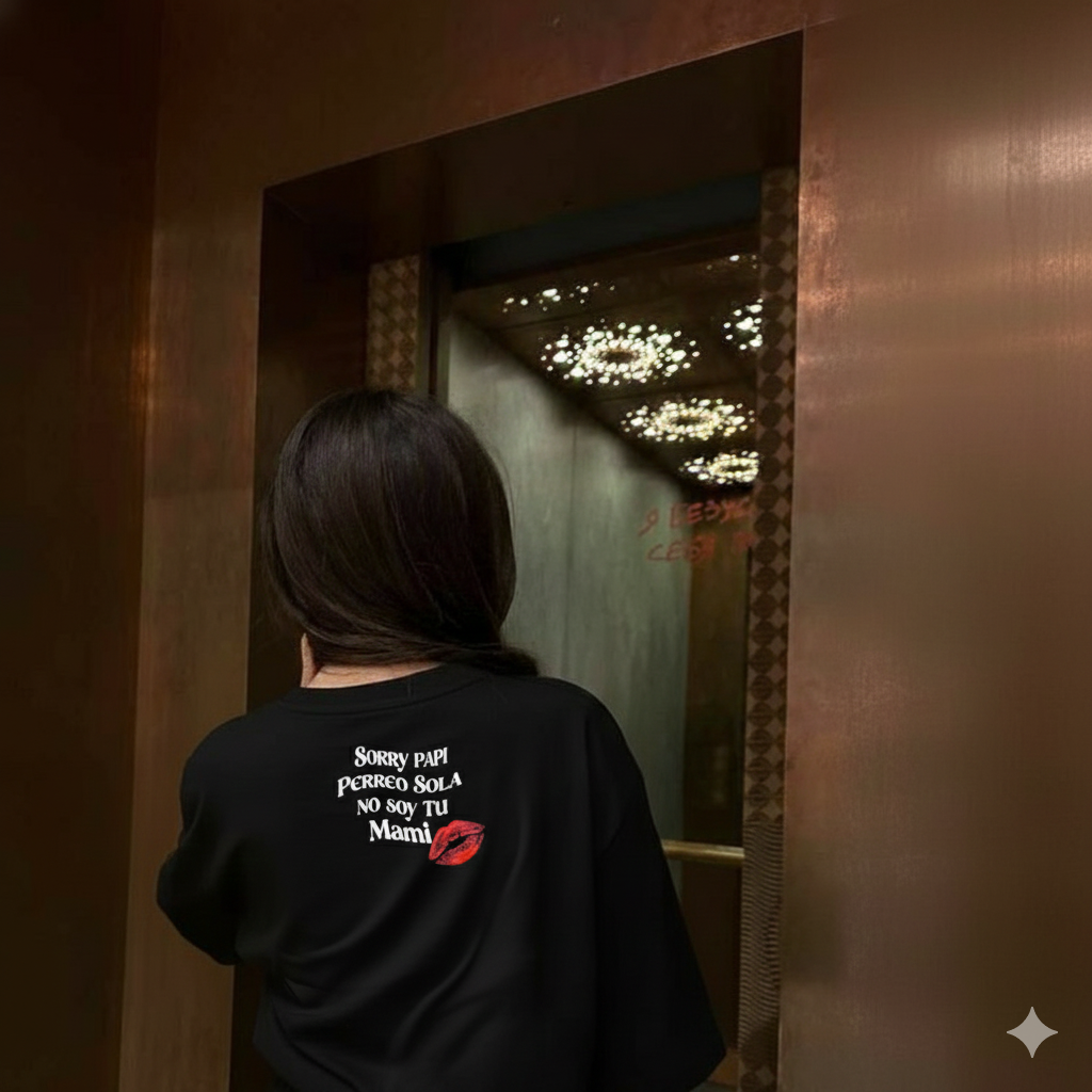 T-Shirt Nera No Soy tu mami