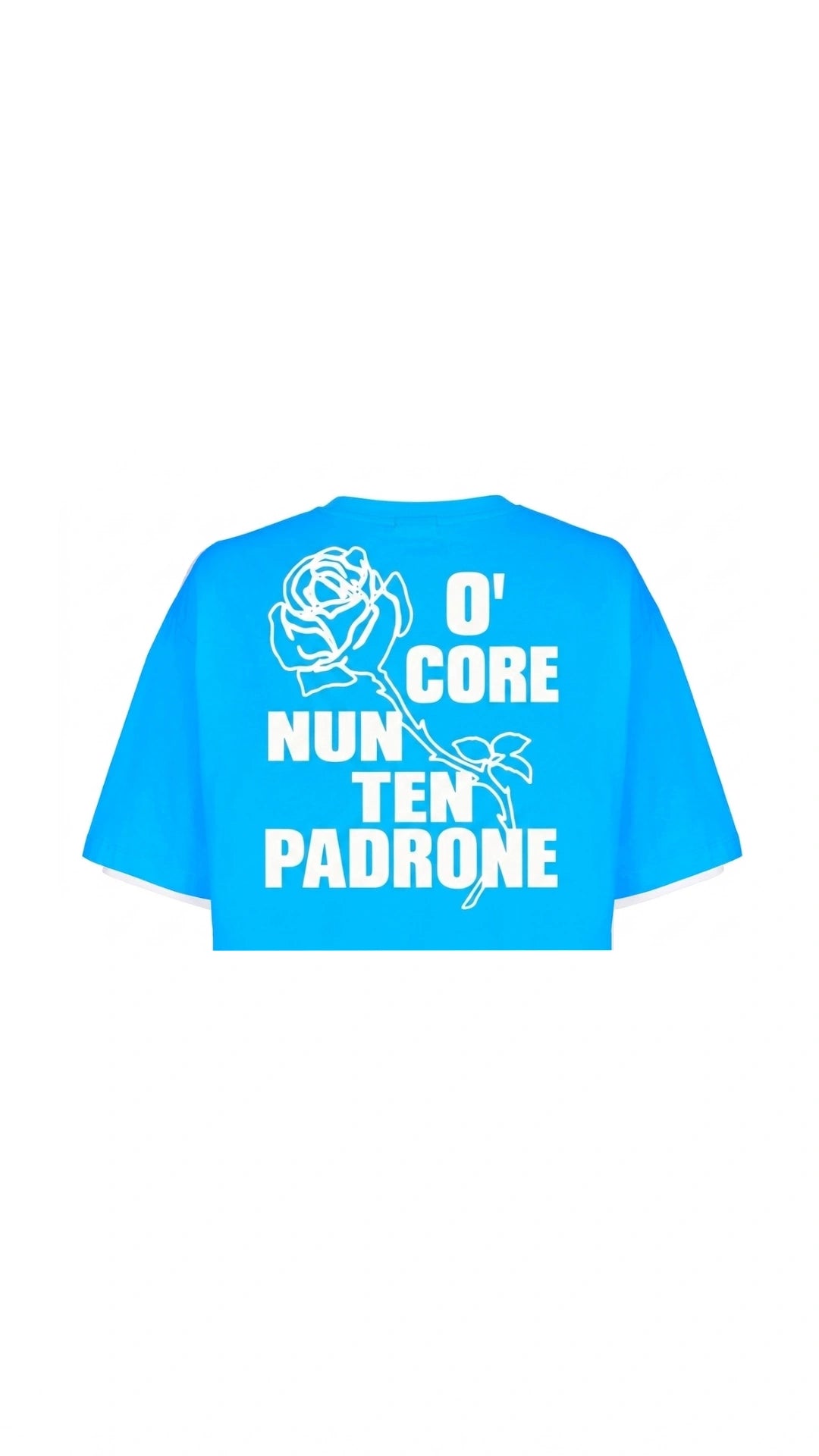 T-Shirt crop o core Nun ten padrone