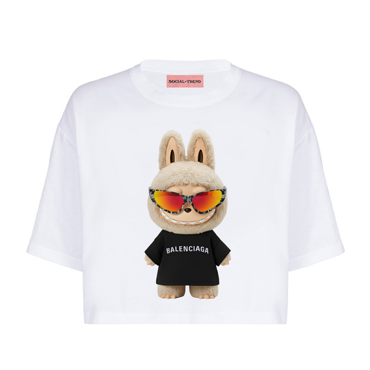 T-Shirt CROP LABUB* BALENC