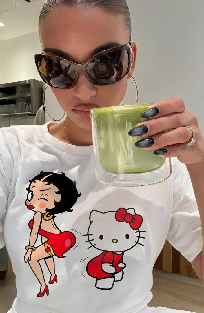 T-Shirt bianca No Soy tu mami