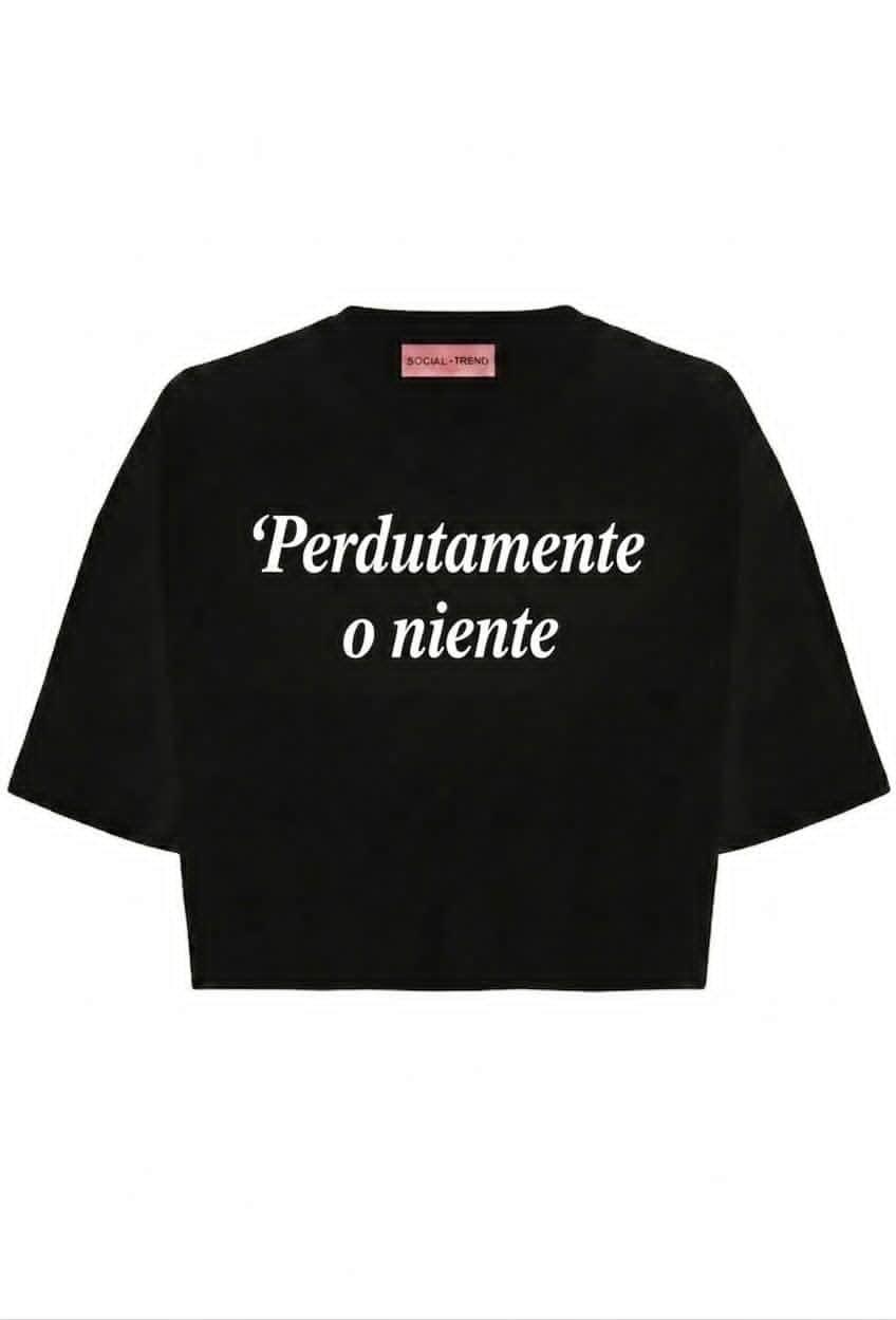 T-Shirt CROP PERSONALIZZATA