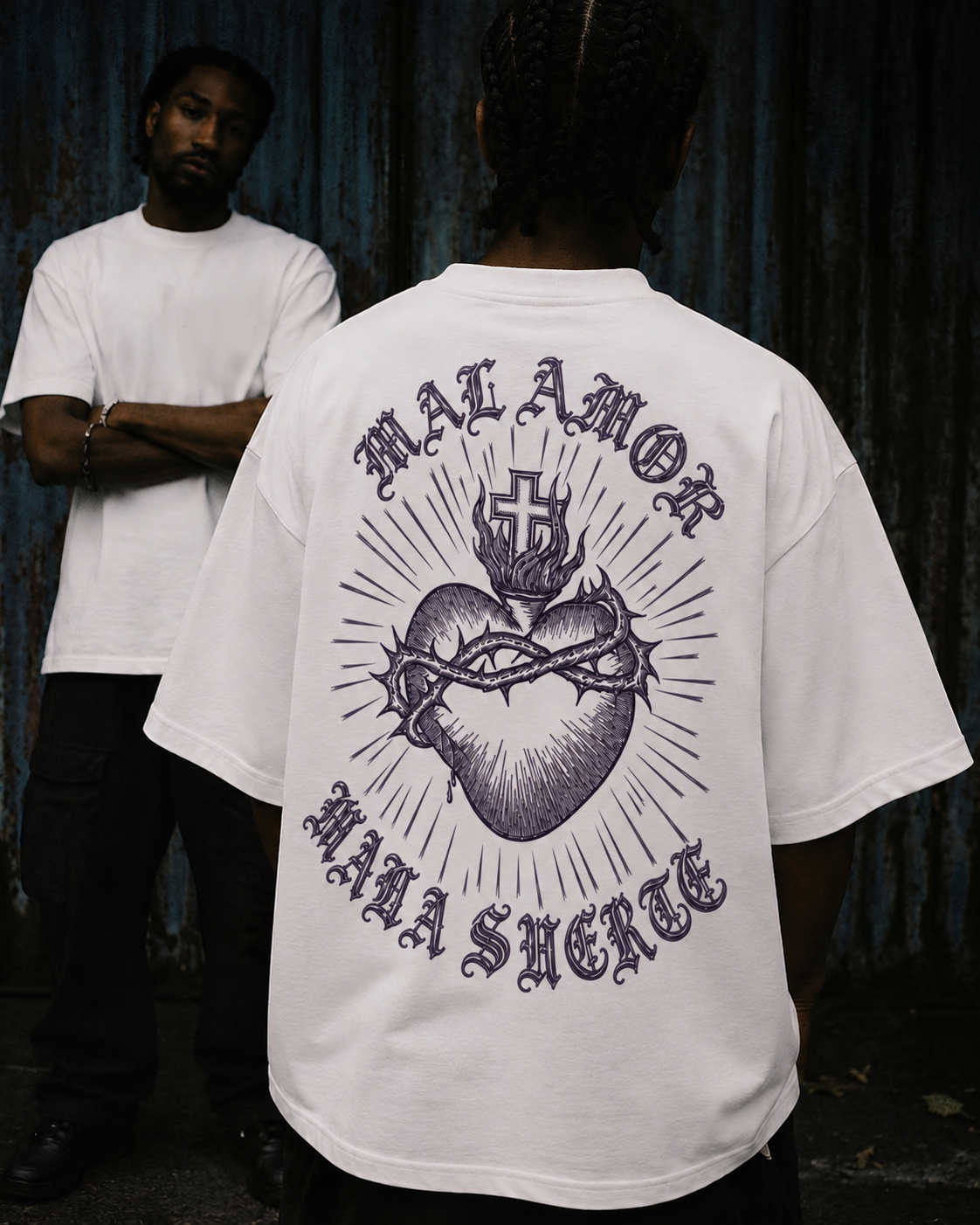 T-Shirt Mal Amor Mala Suerte Heart