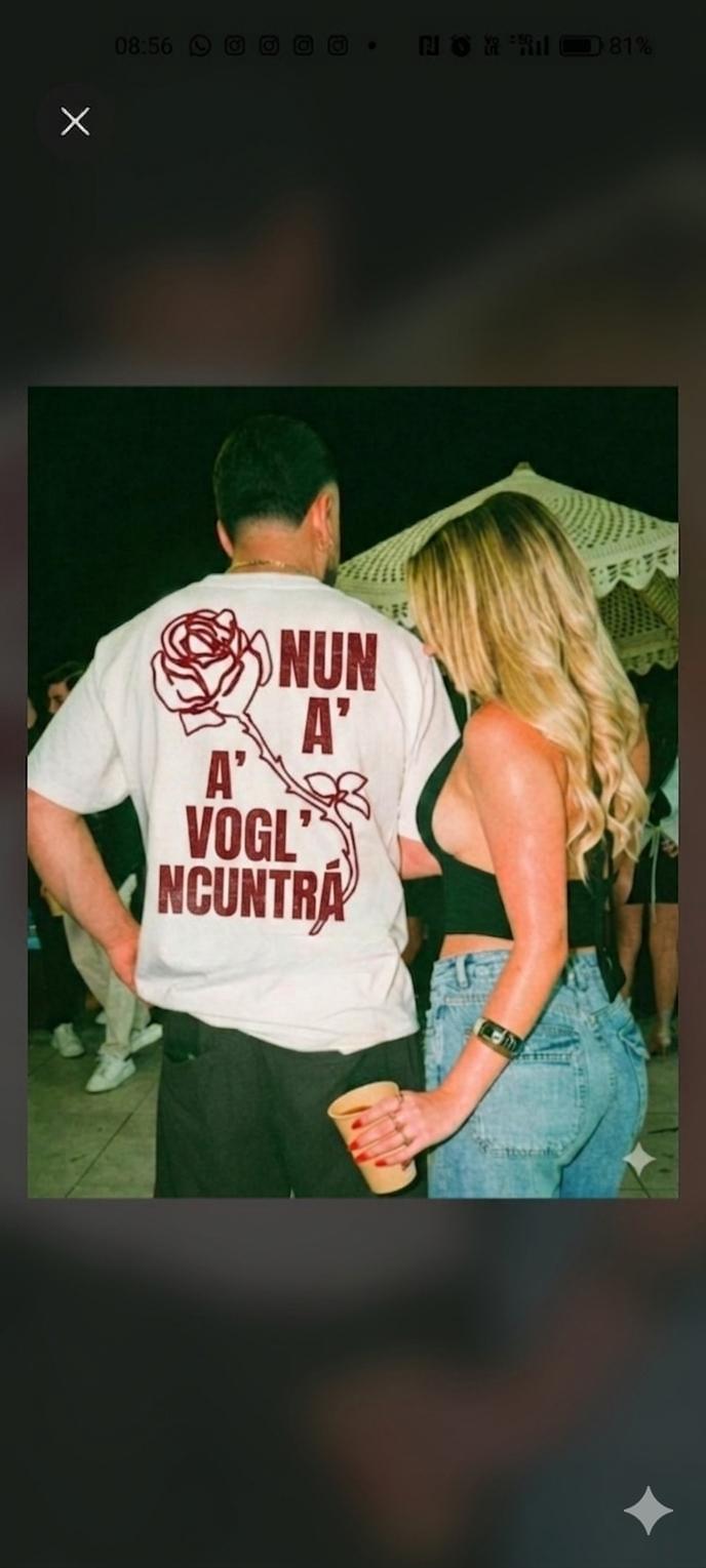T shirt personalizzata sta cessa