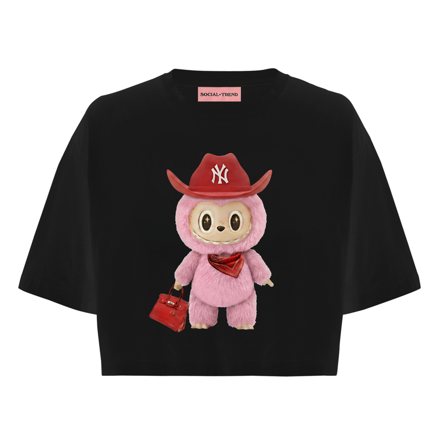 T-Shirt CROP LABUB* COWBOY