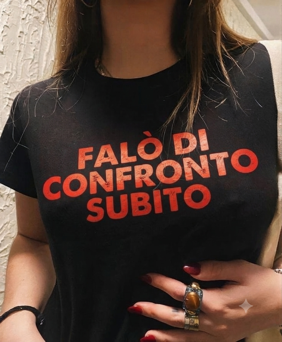 T-Shirt Falò di Confronto 🌴🔥