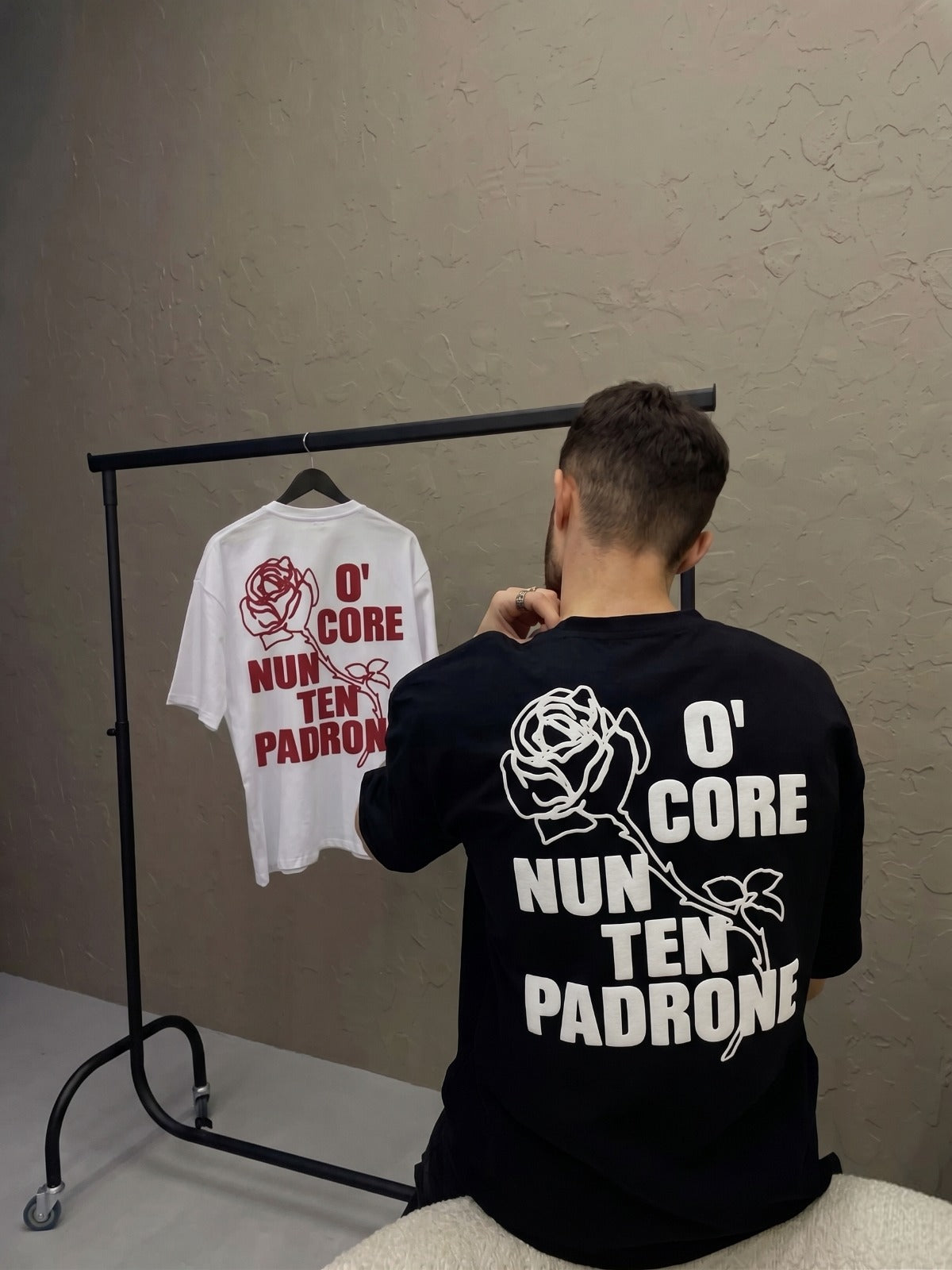 T-Shirt O'Core Nun ten Padrone (Version rose)