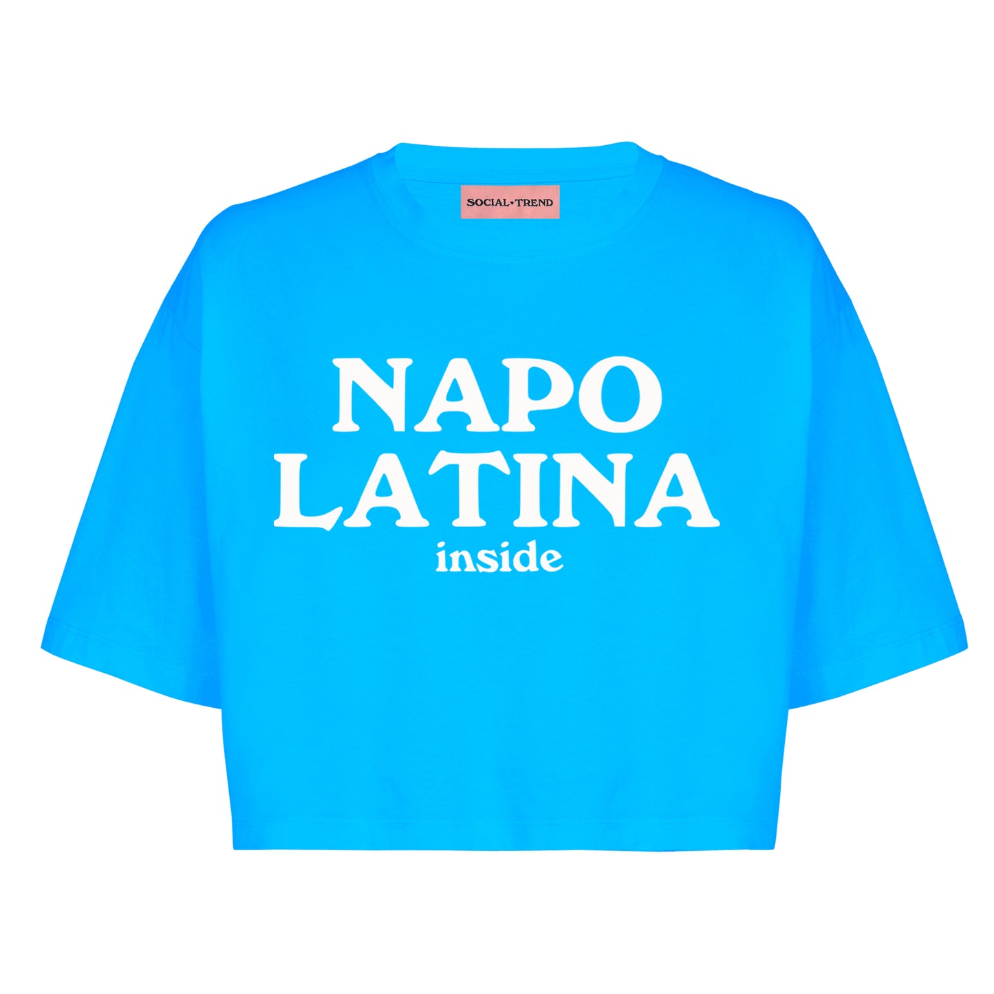 T-Shirt Crop Napolatina <3 Azzurra