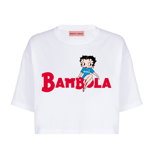 T-Shirt CROP NAPOLI BAMBOLA