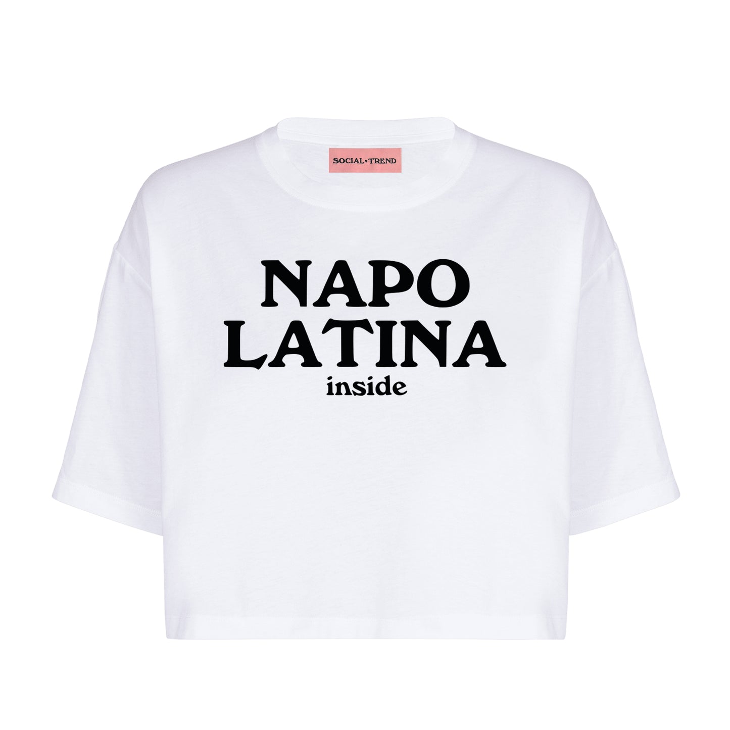 T-Shirt Crop Napolatina Bianca
