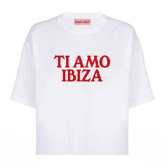 T-Shirt Regular TI AMO IBIZA Bianca